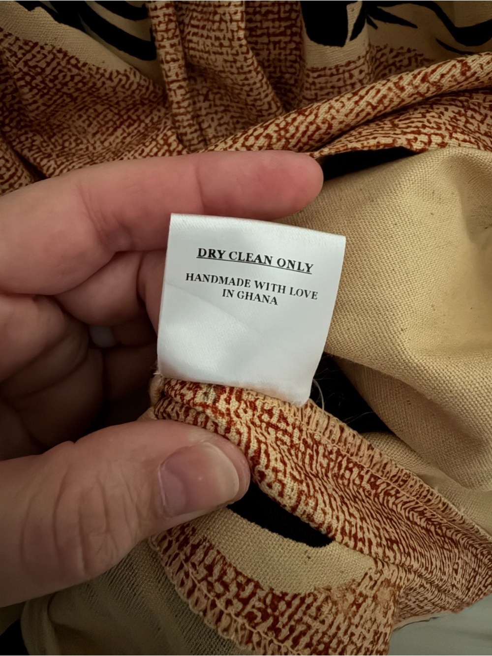Anthropologie Tan Midi Skirt with Zebra Head Print - Picture 11 of 11
